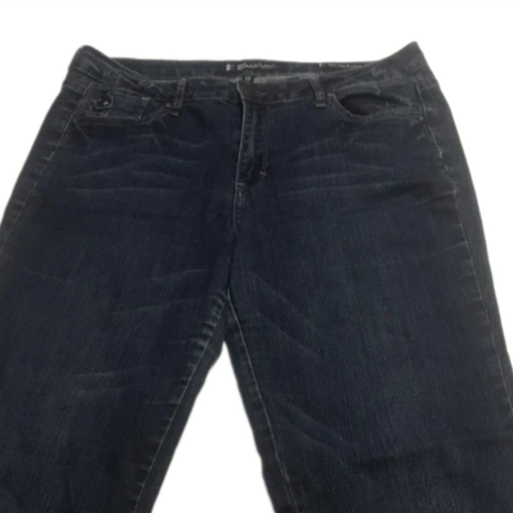 SaltWorks Med Rise Bootcut Denim Jeans